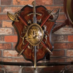 Ancient Roman wall decoration wall decoration shield with sword wall armor coffee shop wall decoration KTV bar wall hanging