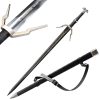 No Sharp Home Decoration Metal Craft Replica Geralt of Rivia's Blade European Medieval Sword Stainless Steel Wooden Sheath