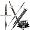 No Sharp Home Decoration Sword Medieval Swords Stainless Steel For Video Game Replica Geralt of Rivia Blade Brand New Supply
