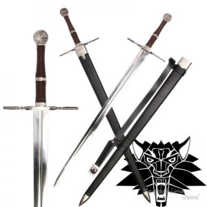 No Sharp Home Decoration Sword Medieval Swords Stainless Steel For Video Game Replica Geralt of Rivia Blade Brand New Supply
