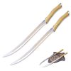 Sword Fort Handmade Anime Cosplay Sword, Buster Swords,Sharp Knives, The Elven double Sword in The Hobbit Movie,Stainless Steel